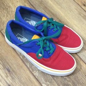 Vans Multi Block Color Woman Size 7.5